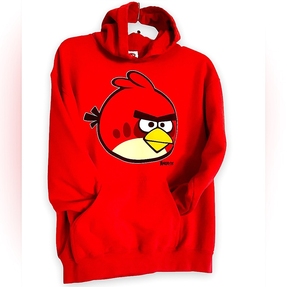 A Angry Birds Junior hooded sweatshirt. In pre owned condition.
